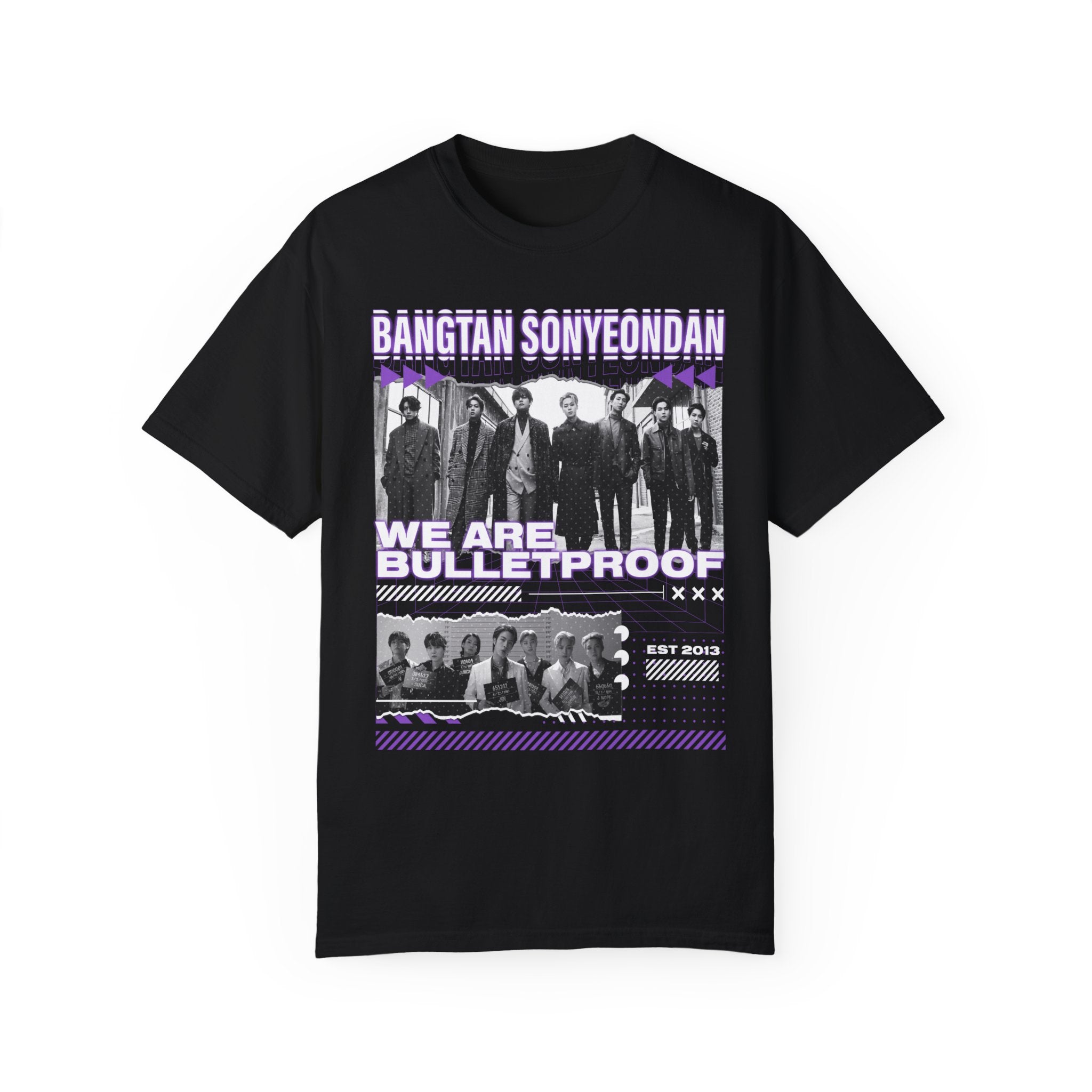 Bangtan Purple Unisex Garment-Dyed T-shirt