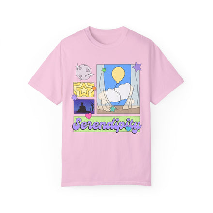 Serendipity Graphic Printed Garment-Dyed T-shirt