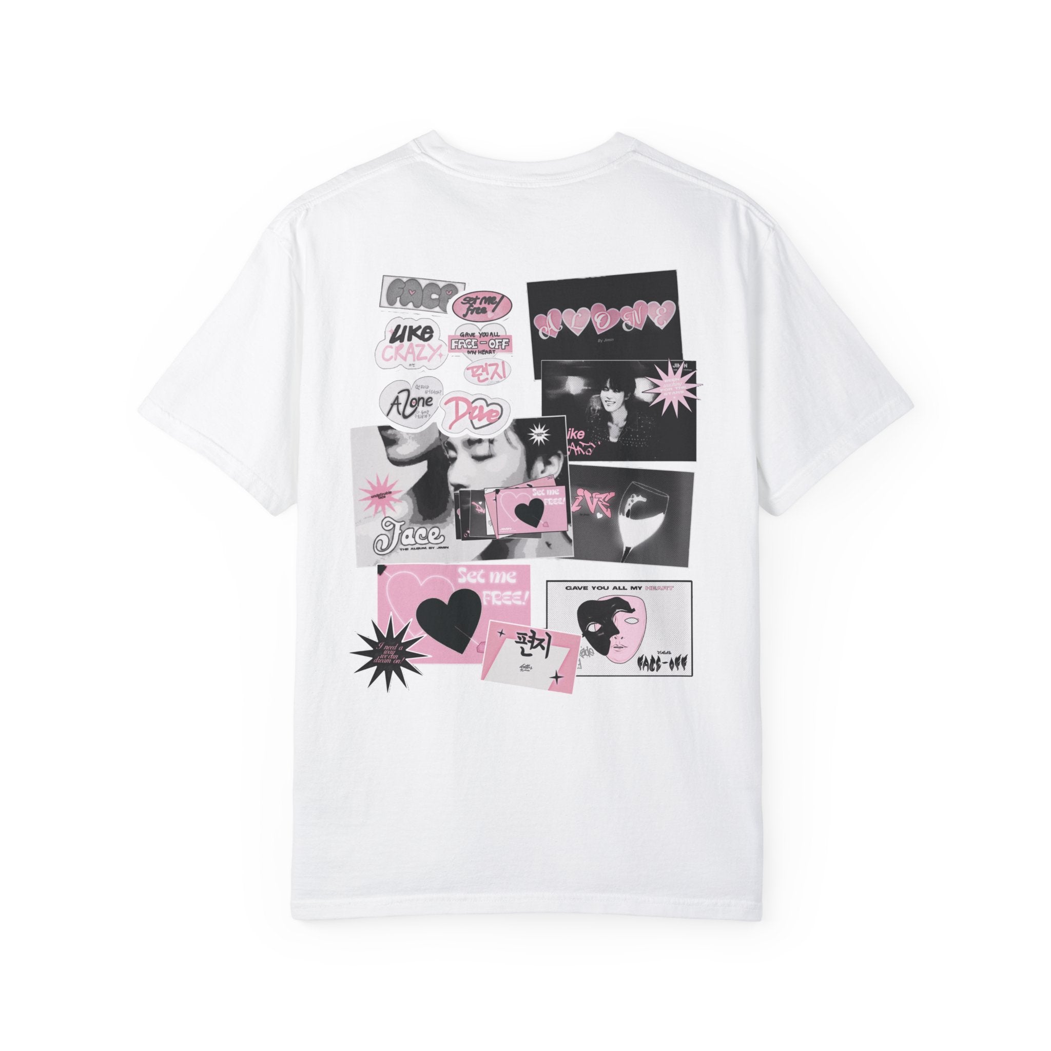 Jimin Like Crazy Printed Unisex Garment-Dyed T-shirt