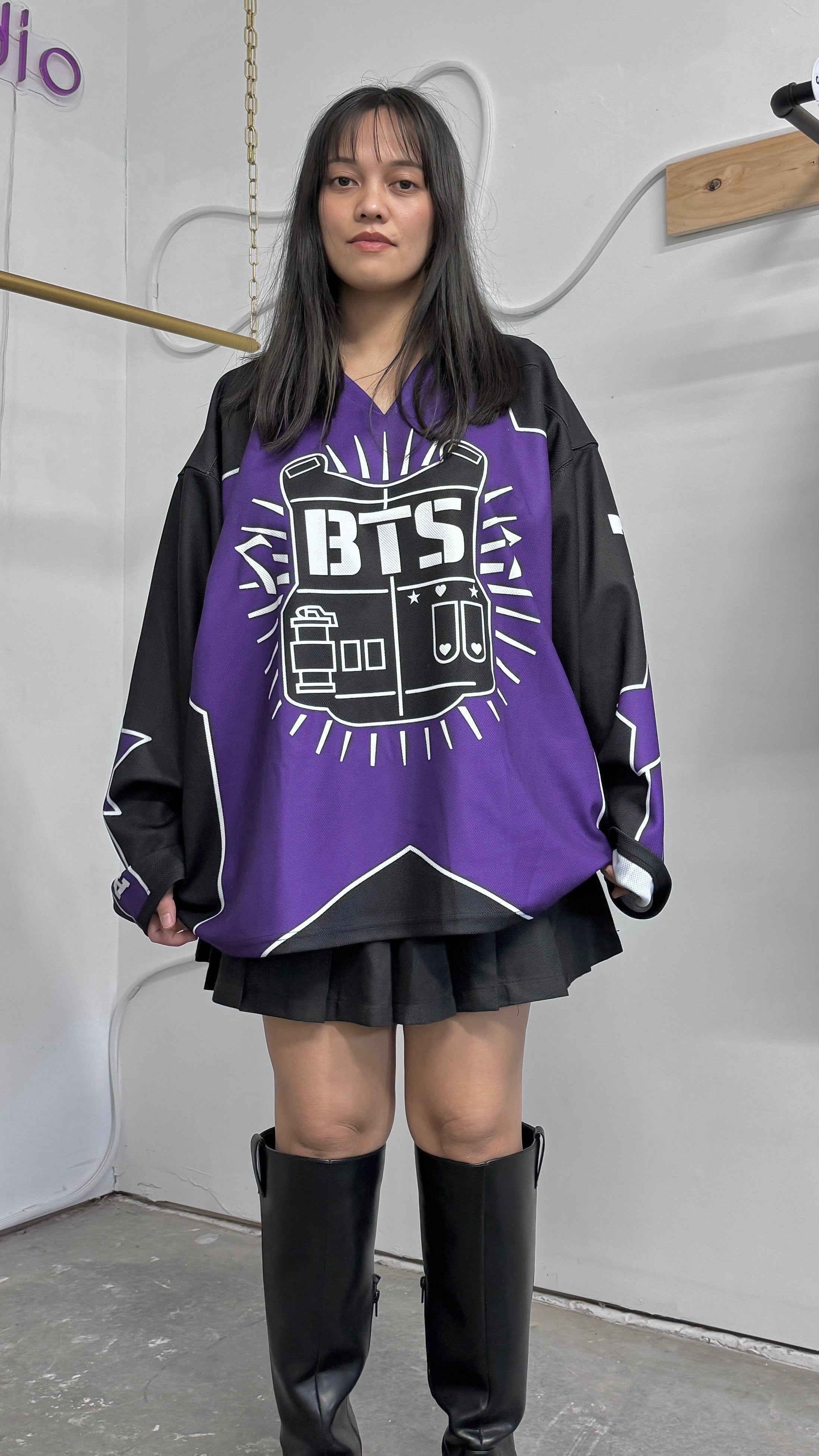 BTS Purple Star Hockey Jersey